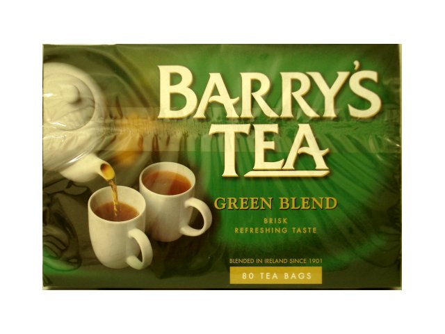 Barry's Tea Green Blend Tea Bags 80s - Click Image to Close