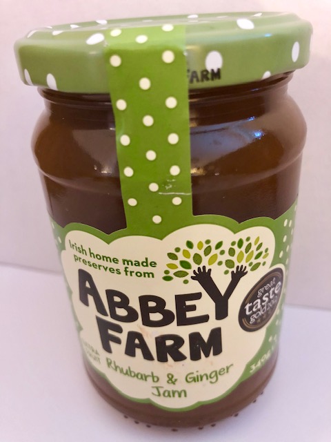 Abbey Farm Rhubarb & Ginger Jam