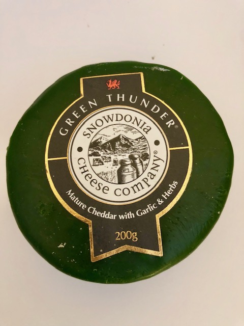 Green Thunder - Garlic & Herb Cheddar Cheese